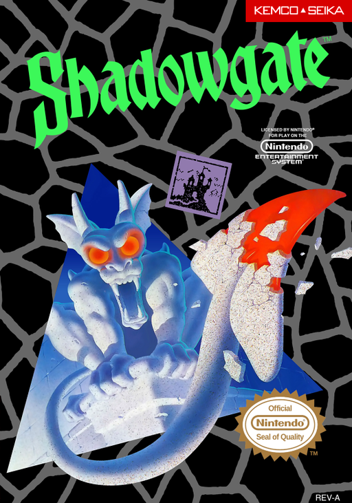 Shadowgate (USA) box art